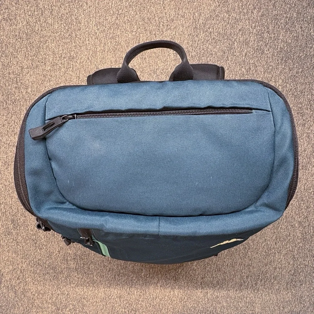 KAPPA Laptop Backpack Blue Black Y2K Strap School College Skate